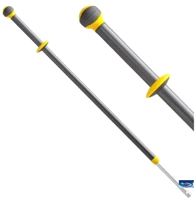 Scandic® Teleskopaluskaft 100 - 170 DRK